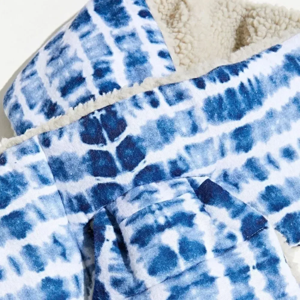 Urban Outfitters Shibori Dyed Pull-Through Scarf